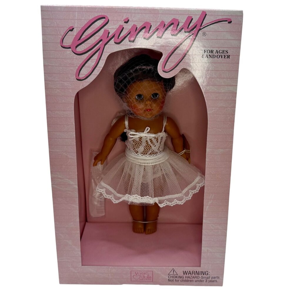 Vtg Vogue GINNY Doll 1995 Dress Me Hispanic 2DM05 NIB 8" Lingerie & Stand‎ Gift